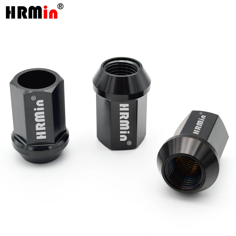 Титановая гайка колеса HRMin Gr5 винт M12x1 25x27-45 мм конусное сиденье класса 10 9 с