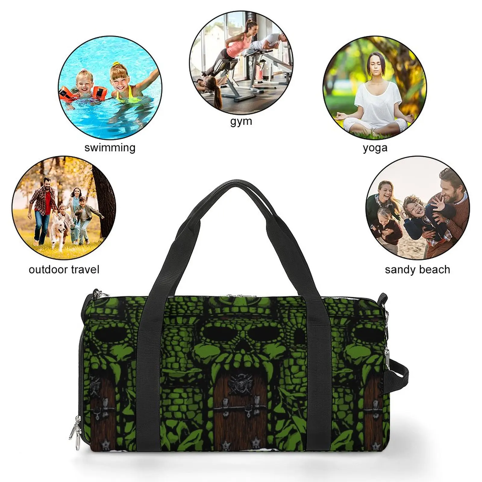 By The Power of Greyskull Gym Bag Masters Universe Оксфордские спортивные сумки Дорожная тренировочная