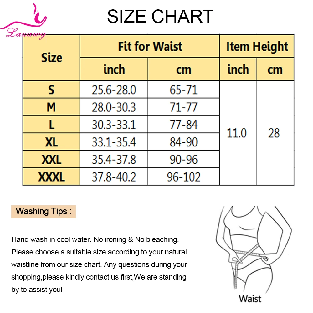 LAZAWG Waist Trainer for Women Weight Loss Waist Cincher Trimmer Belly Belt Slimming Body Shaper Sweat Girdle Corset Gym Sport
