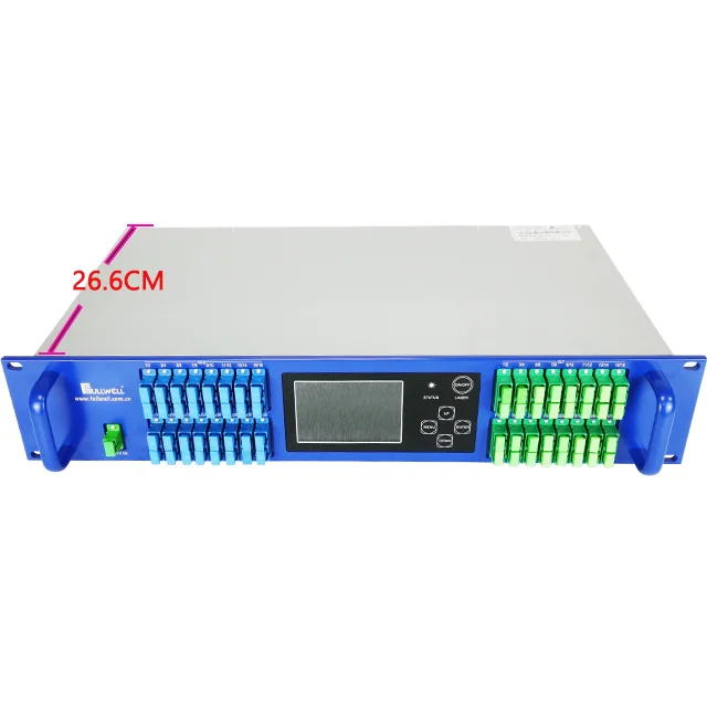 

Fullwell 1550nm 32 port 22dB XGSPON CATV EDFA Erbium-doped Fiber Optical Amplifier
