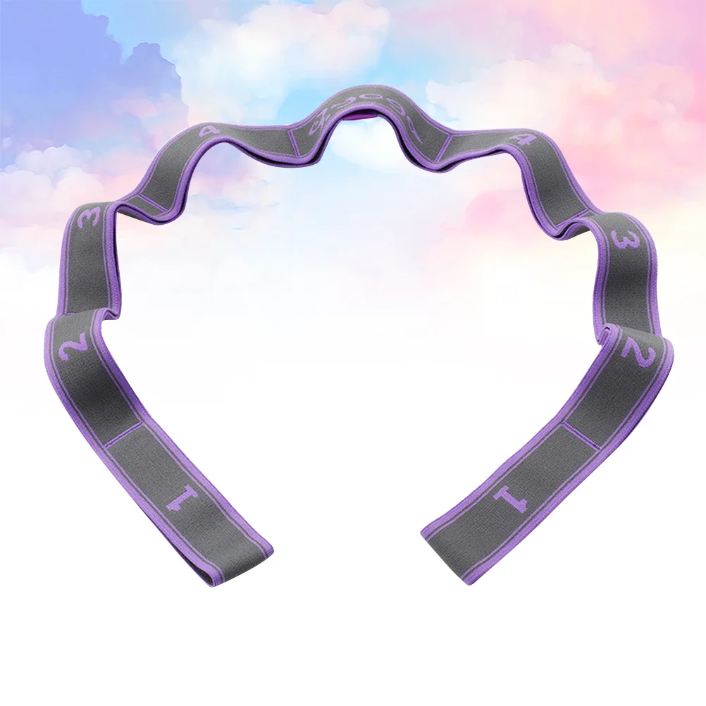 

Stretching Bands Flexibility Yoga Belt Fitness Elastic Number Portable Strap Purple Child