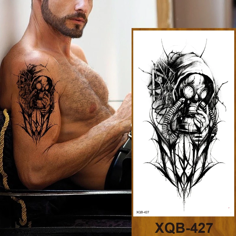 Временная тату-наклейка для мужчин и женщин искусственная тату тела