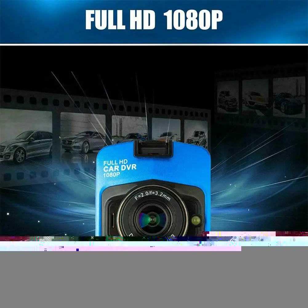 Видеорегистратор 1080P FHD DVR видеорегистратор для вождения автомобиля 2 4 дюймовый