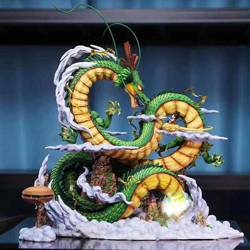 

45cm Dragon Ball Z Figure Shenron Son Goku Wish Dragon Action Figure PVC Anime Model Statue Collection Ornament Doll Toys Gifts