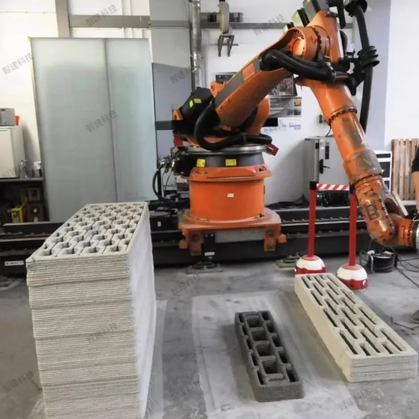 Concrete 3D printing cement mortar granular material ABS plastic PLA clay