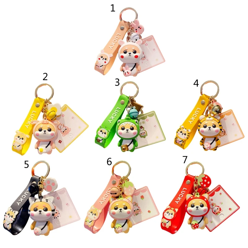

Shiba Inu Keychain Female Cute Trend Couple for KEY Chain Bag Pendant Trendy Jew
