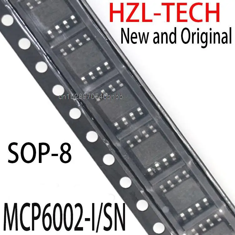 

100PCS New and Original SOP8 MCP6002-I SOP MCP6002 SMD new and original IC MCP6002-I/SN