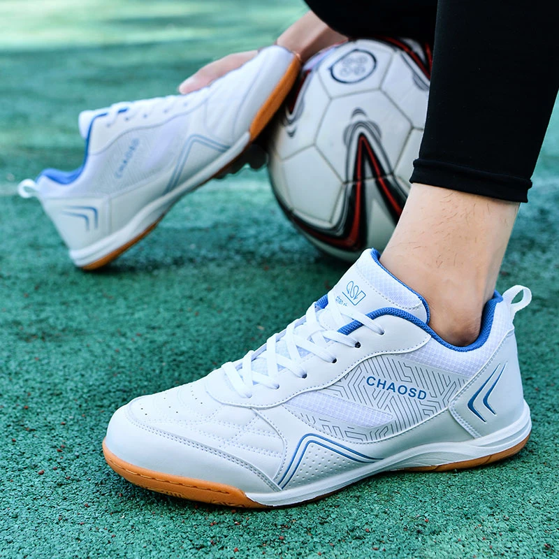 SENAGE Men's 2023 Professional Football Boots Non-slip Indoor TF Soccer Shoes Women's Ankle Cleats Training Futsal Sneakers