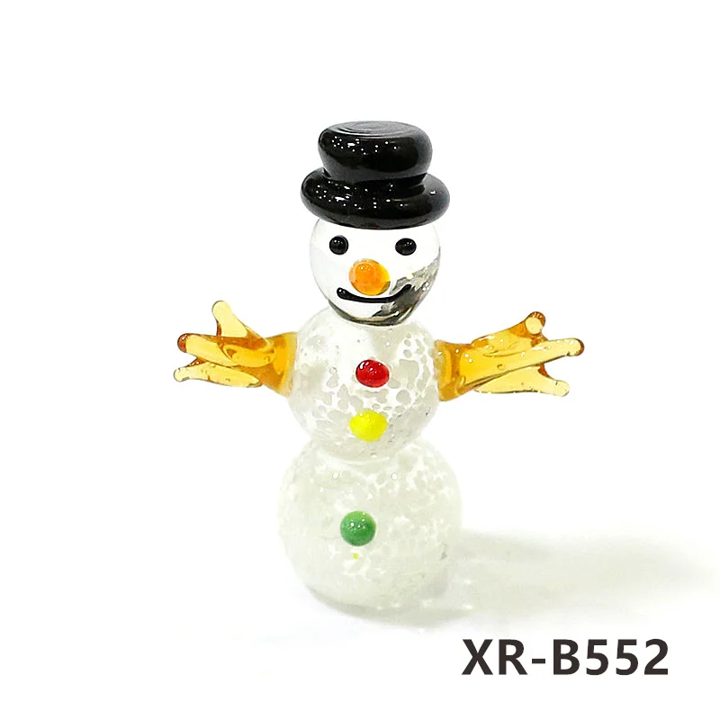 Мини стеклянный снеговик JSSMTLP