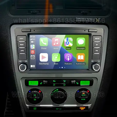 Для Skoda Octavia Mk2 A5 2004 2005 2006 2007 2008 2009 2010 2011 2012 2013 2014 Android автомобильное радио Carplay мультимедийный GPS-навигатор