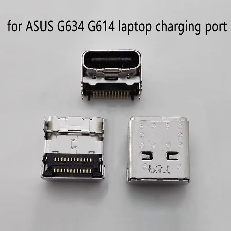 

2 шт. USB-разъем типа c 24P для ноутбука ASUS G634 G614, порт зарядки, интерфейс Type-C, двухрядный 24-контактный хвостовой разъем