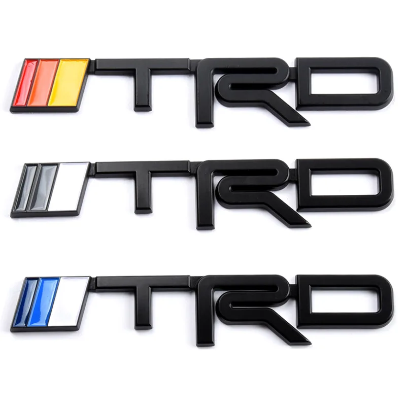 

TRD body labeling leaf plate tail label modification of Toyota tundra 4runner TRUNK car stickers and decals 2020 rav4 tacoma