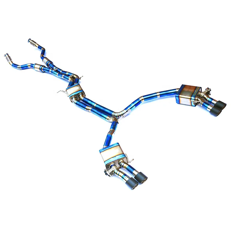 

ING High PerformanceTitanium Alloy catback exhaust for 2013-2018 S6 S7 4.0T C7 Exhaust muffler with Valve