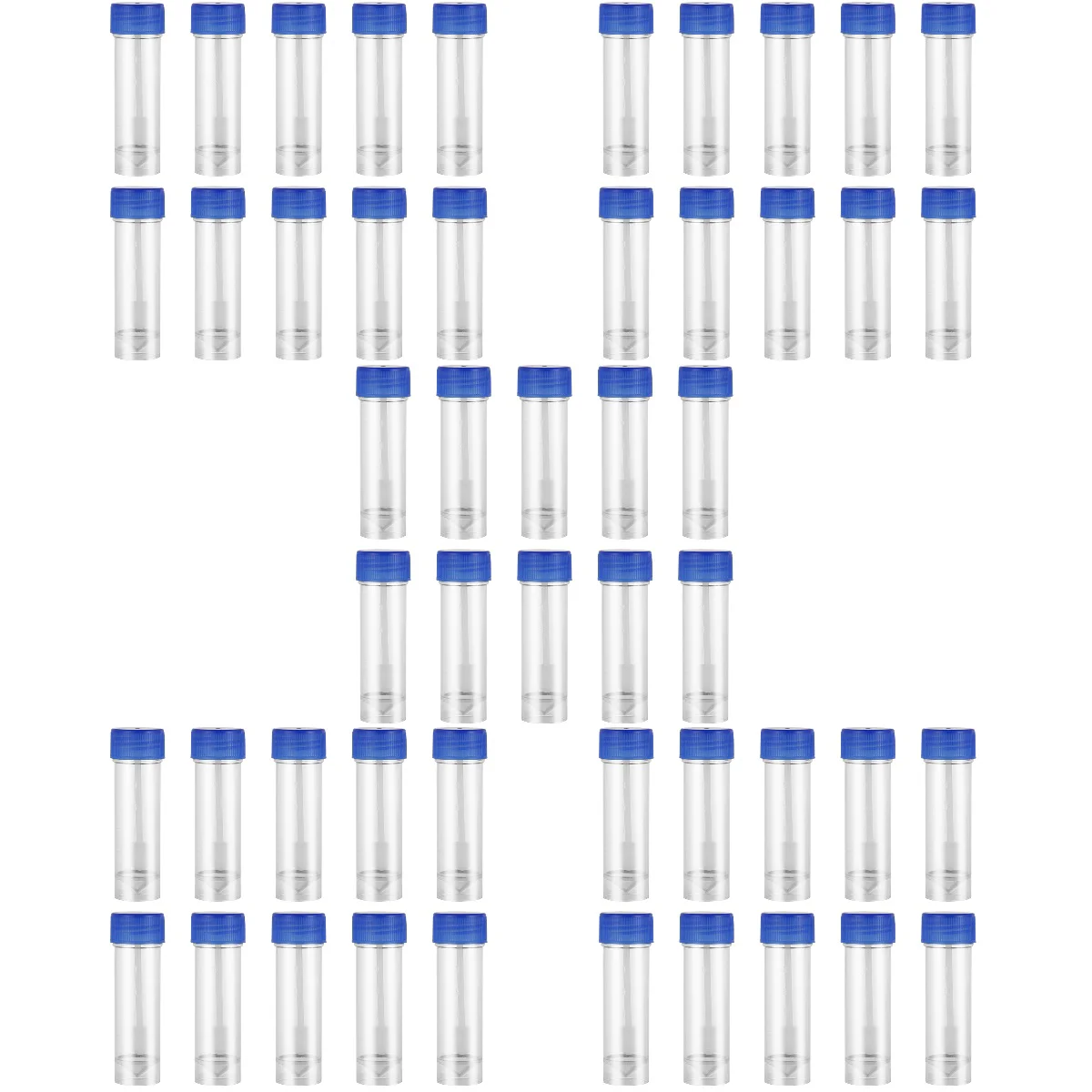 

50 PCS Container Stool Container Measuring Cup with Lid Specimen Collection Cups Specimen Cup Urine Sample Cups