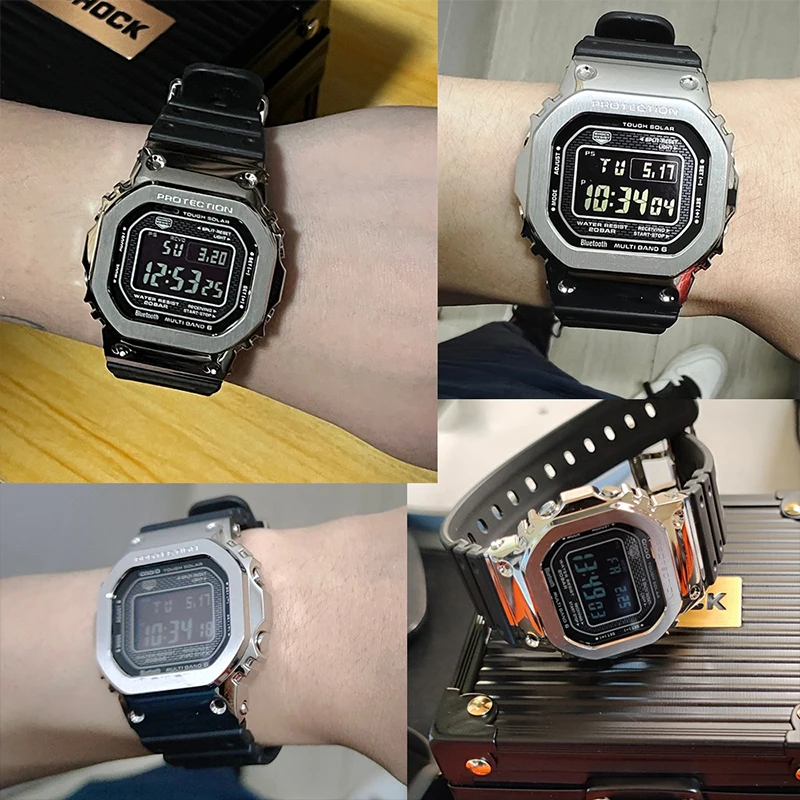 Resin Strap Suitable for G-SHOCK GMW-B5000 Waterproof Replacement Bracelet Men's Rubber Pin Buckle Watch Accessories enlarge