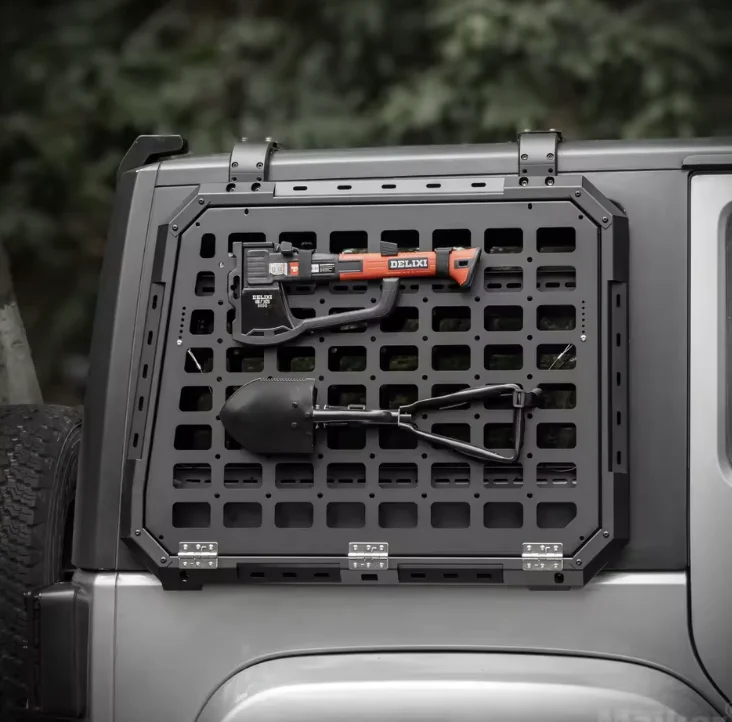 Фото Панель расширения бокового окна Maiker для Jeep Wrangler JK, аксессуары, комплекты многофункциональных панелей для Jeep №2
