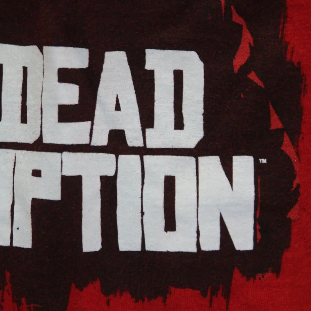 Футболка Rockstar Games Red Dead Redemption 2010 рекламная футболка для видеоигр товар M