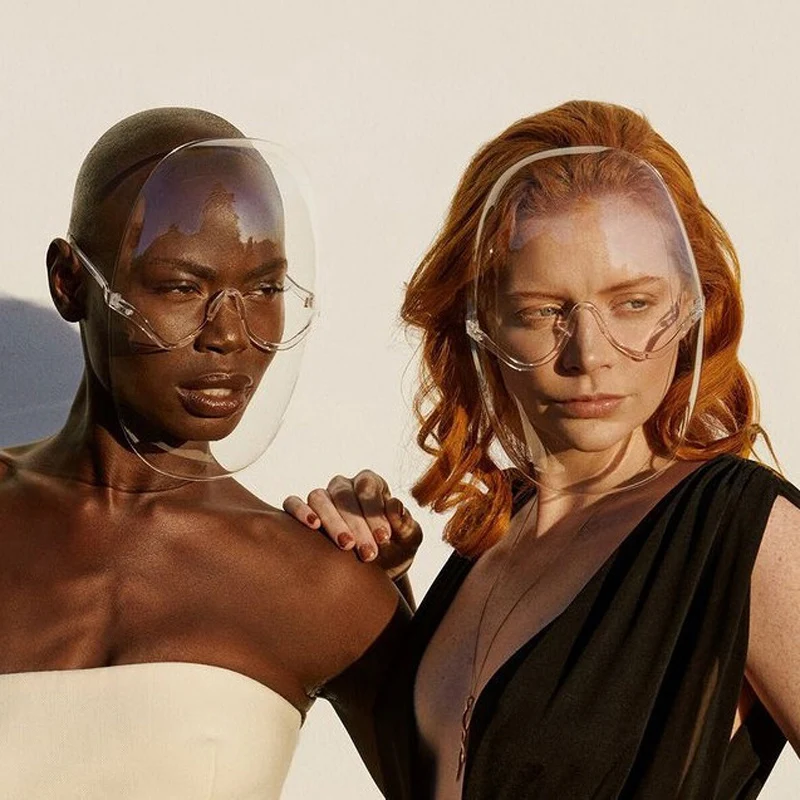 Противотуманный щит для лица прозрачная Защитная искусственная защита от