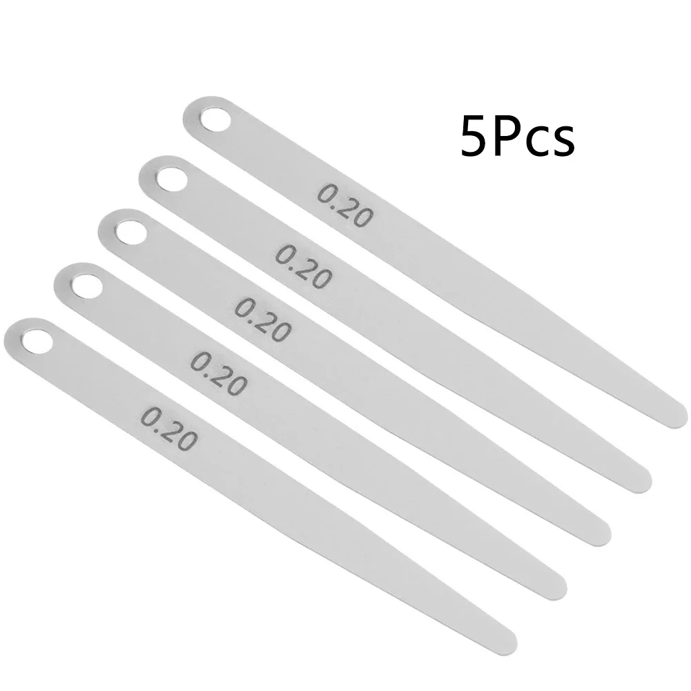 5 Pcs 0.2 Steel Feeler Gauge Ruler 100mm 0.2mm Welding Inspection Measuring Testing Tool For Welder Accessories