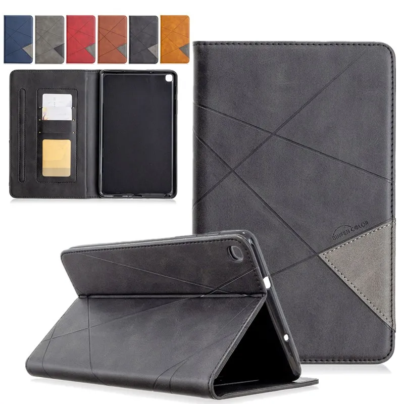 

For Samsung Galaxy Tab A 8.0'' (2019) & S Pen SM-P200 SM-P205 Funda Tablet Case Silicone Back PU Leather Flip Stand Case Cover
