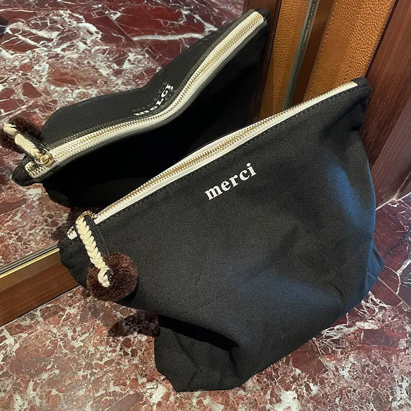 Canvas Cosmetic Bag Women Retro Makeup Storage Necesserie Organizer Travel Toiletry Bags Cute Pencil Case |