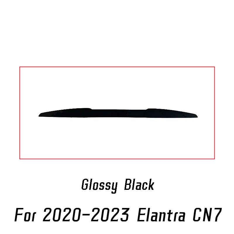 

Для 2020 21 22 23 Hyundai Elantra CN7 Задняя Крышка багажника автомобильный спойлер Крылья черный карбоновый узор внешняя Настройка обновленные аксессуары
