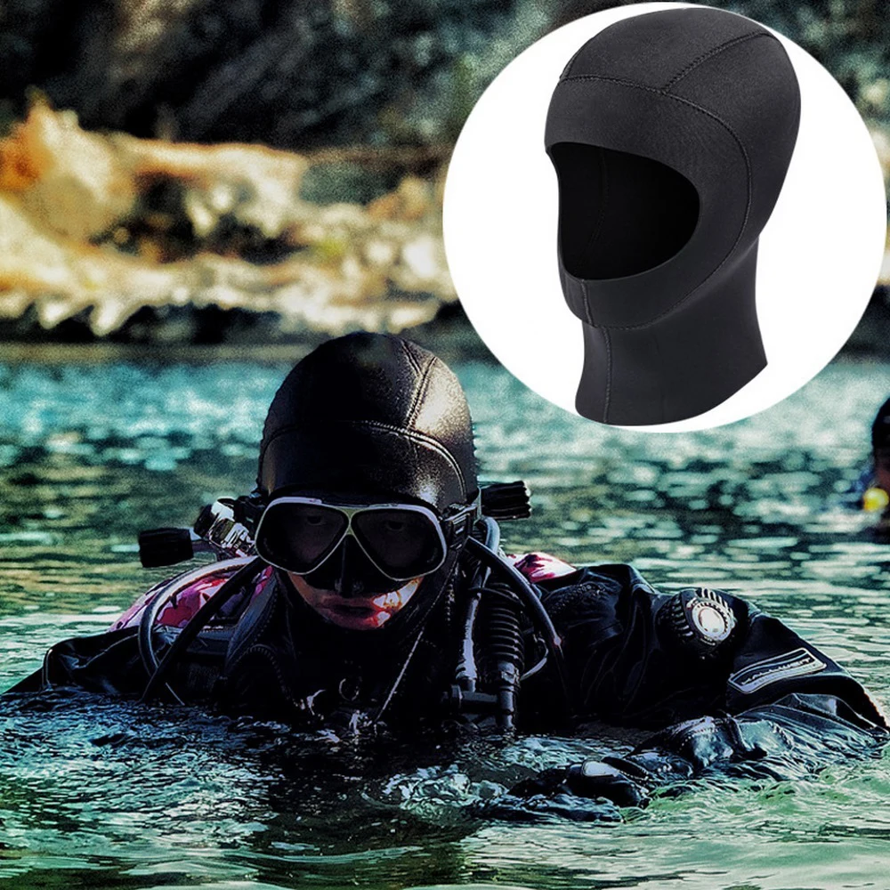 

Neoprene Scuba Diving Hood Hat Unisex Non-slip Swimming Cap Ear Protection Snorkeling Equipment Waterproof Long Hair Diving Hat