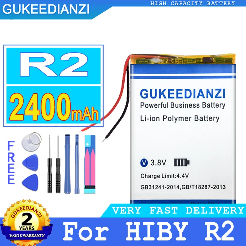 

Bateria High Capacity Battery R2 R3 R5 R6 Pro R6Pro For HIBY R 2 R 3 R 5 R 6 Pro High Quality Battery