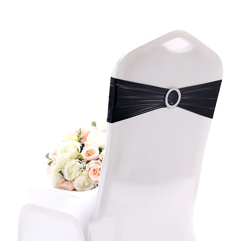 

6Color 5/Set Wedding Site Business Activity Restaurant Banquet HotelReusable Spandex Elastic Skirt Universal Elastic Chair Cover