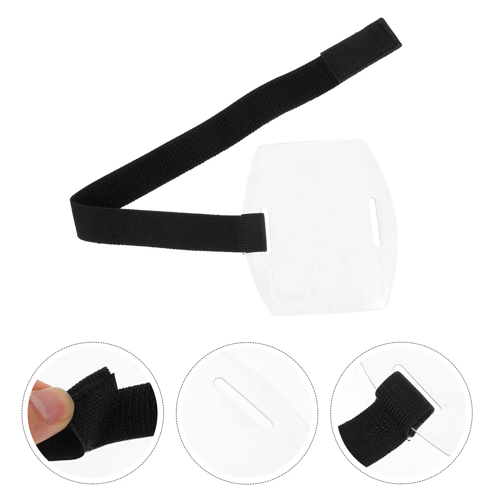 Держатель для удостоверения личности на руку пластиковый бейдж защитная крышка