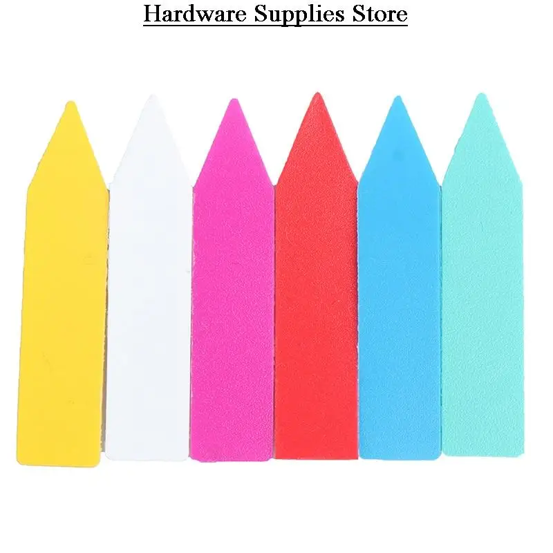 

100pcs Plant Markers Home Drcor Bonsai Succulent Seedings Tags PVC Garden Gardening Labels Stake On Soil Paint Sticks