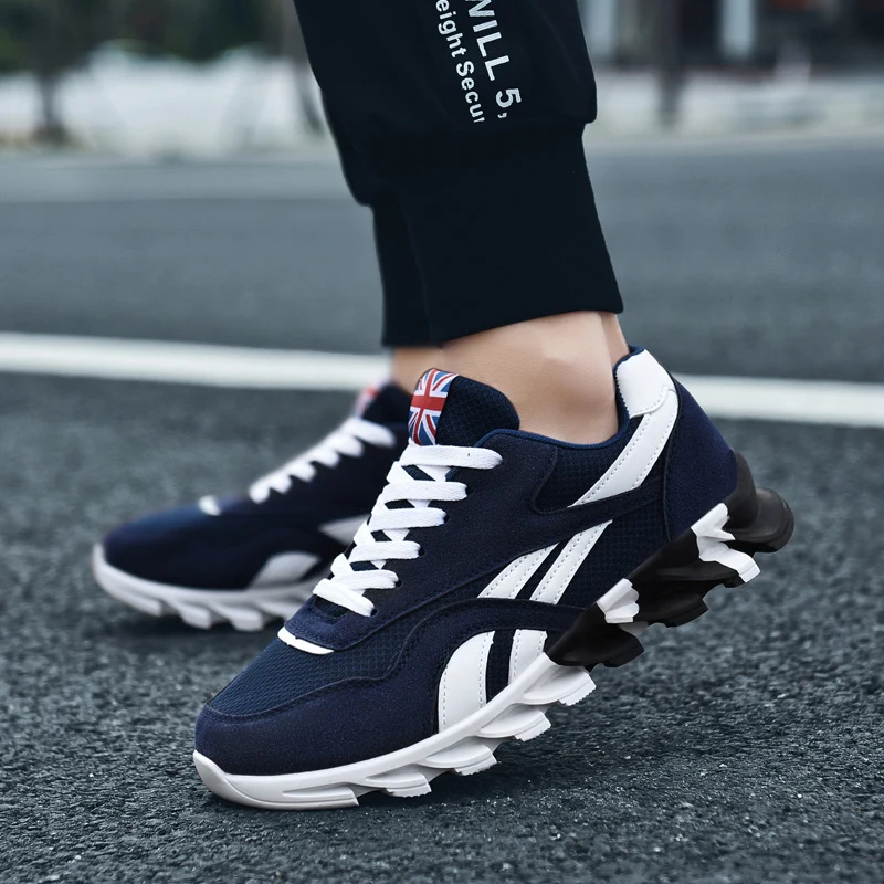 Hot Sale Men Running Shoes Mesh Breathable Men Sneakers Outdoor Sport Shoes Male Gym Sneakers Couple Jogging Men Athletic Shoes