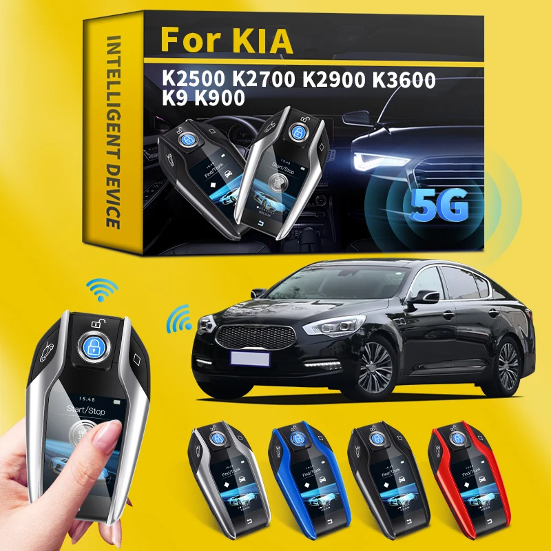 

For Kia K2500 K2700 K2900 K3600 K9 K900 Modified Smart Keys Keyless Entry Car Remote Smart Key with LCD Screen Display Screen