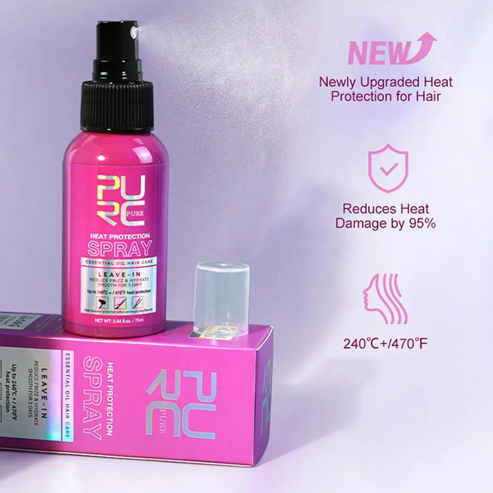 Профессиональный салонный спрей для защиты волос кокосовый ухода за волосами