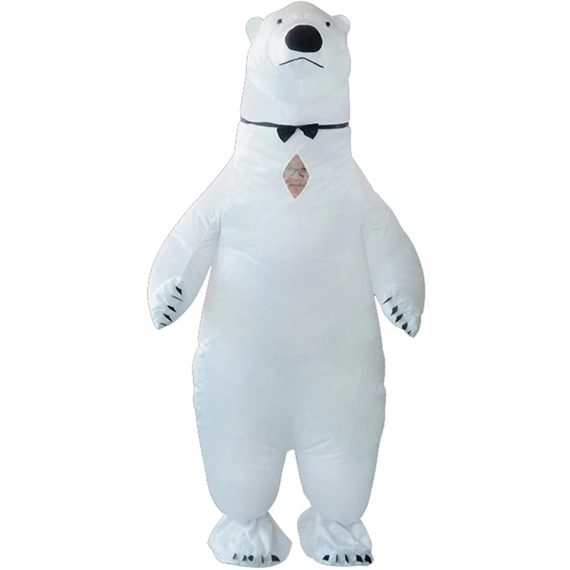 Костюмы полярных медведей способный преодолевать Броды для взрослых надувные