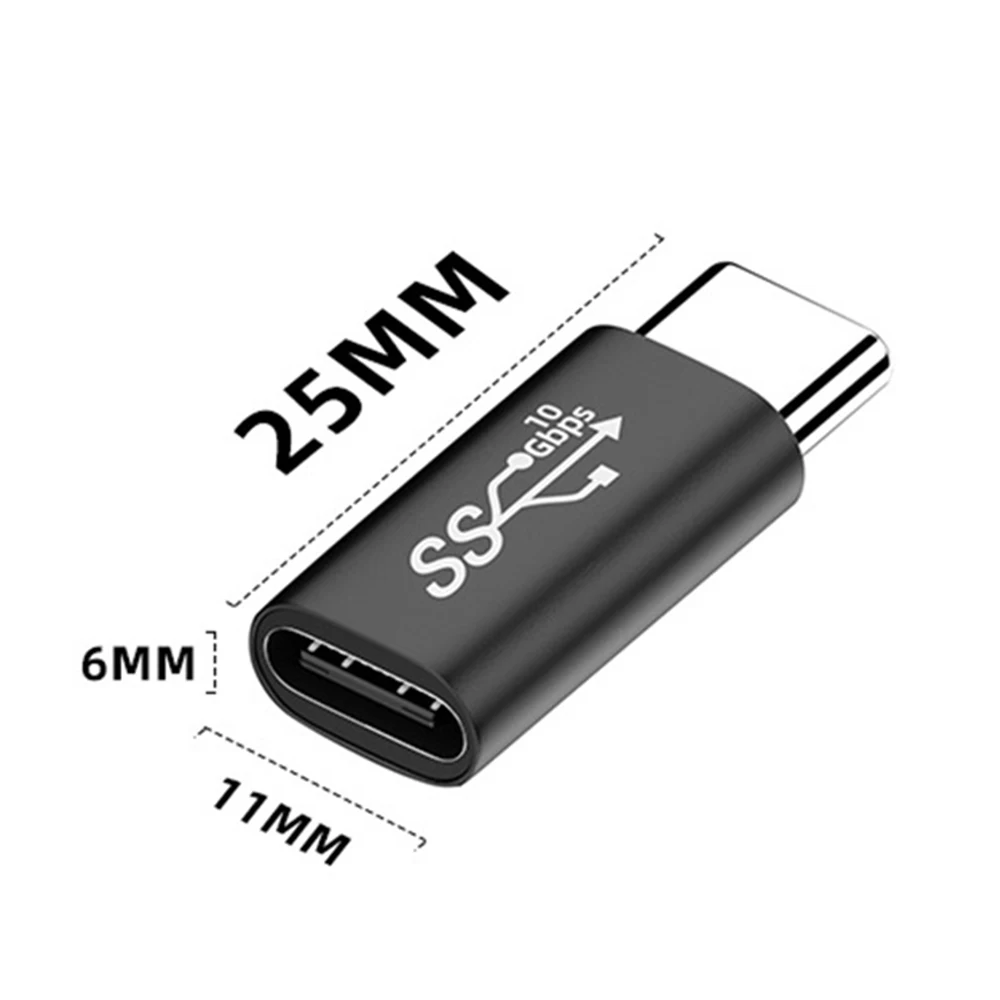 Фото 10 Гбит/с адаптер Usb3.1gen2 мужской Tpc Мужская и женская головка Тип C женский порт Tpyec портативный интерфейс USB-C для мобильного зарядного устройства №5