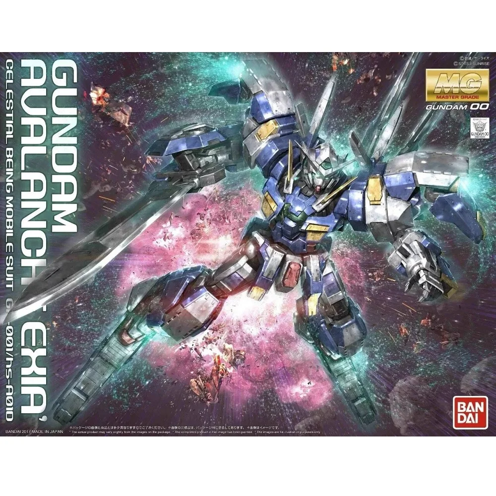 

Japaness BANDAI Original Gundam MG 1/100 Model AVALANCHE EXIA GUNDAM 00 PB STYLE Mobile Suit Assemble Model Action Figures