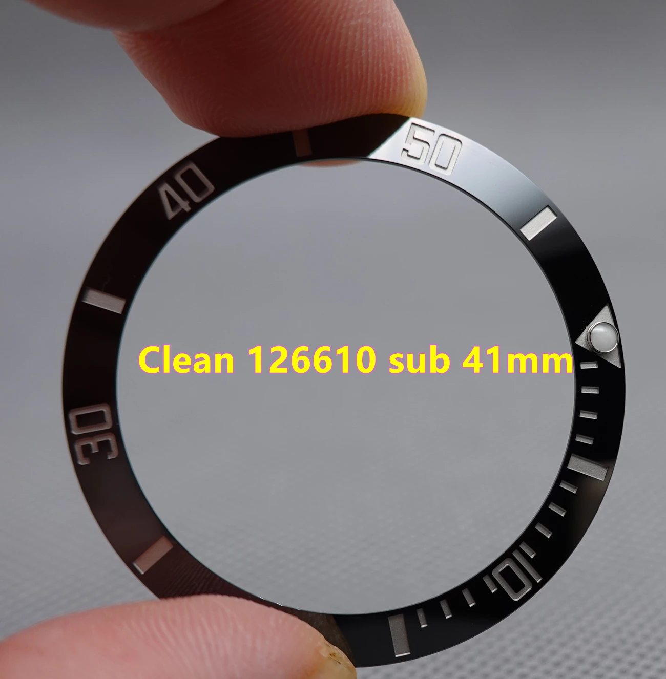 

Watch Part Clean Factory Ceramic Bezel for 41mm 126610 SUB Green Black Replacement Accessories Luminous 3235 movement