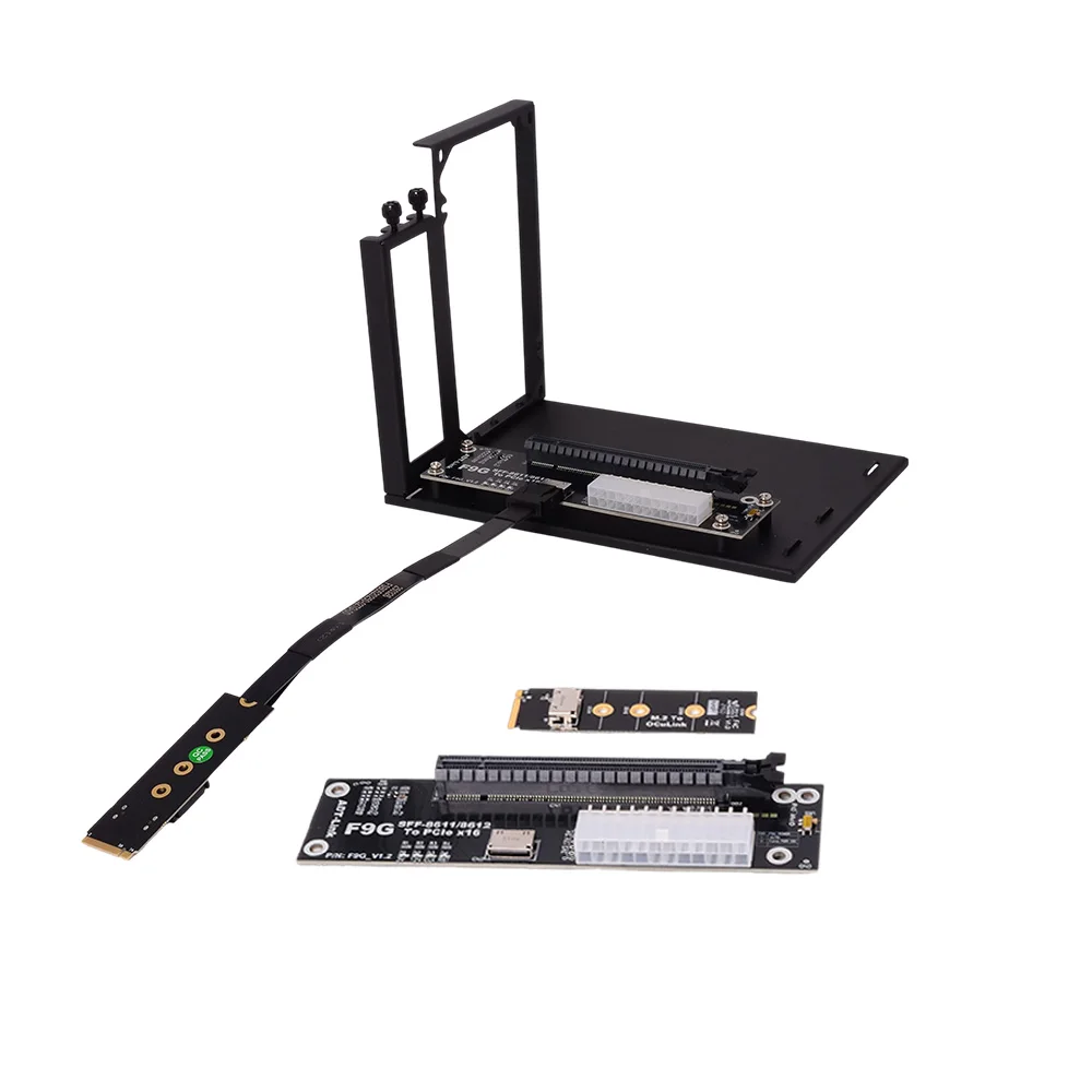 Фото Адаптер Oculink SFF-8611/8612 для PCI express PCIE x16 eGPU для ноутбуков NUC ITX STX NVIDIA RTX4090 AMD RX7900xtx 25 см 50 см №2