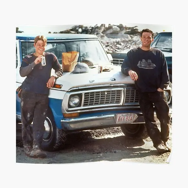 

Молодый Мэтт Дэймон бен адлекк постер хорошей воли H украшение комнаты Забавный домашний винтажный принт роспись искусство Современная живопись без рамки