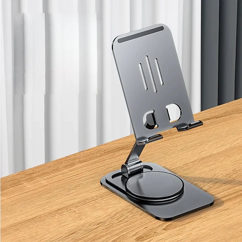 Phone Stand Rotatable Portable Foldable Phone Holder for Desk Compatible with iPad Tablet All Mobile Phone Phone Accessory