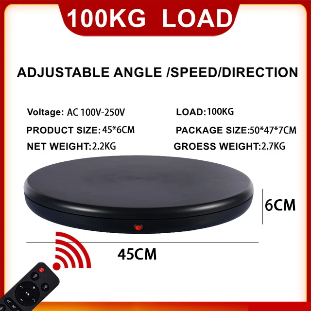 

Электрический поворотный стол 45 см