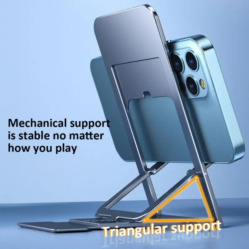 

RYRA Ultra-thin Portable Phone Desktop Holder Tablet Holder IPad IPhone Samsung Phone Stand Adjustable Table Cell Phone Bracket