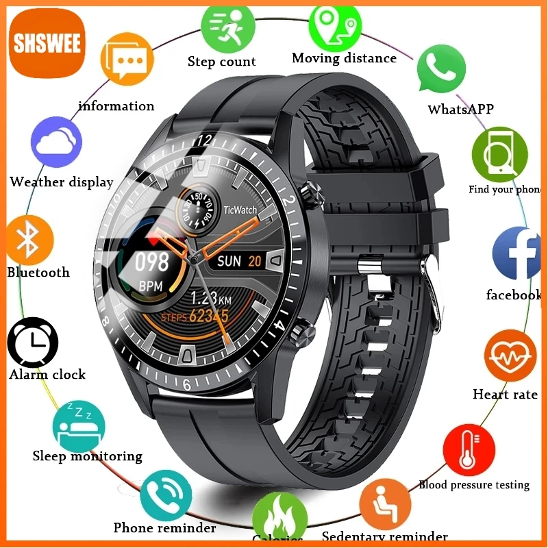 

Bluetooth Call Smart Watch Men Women Clock Heart Rate Blood Pressure IP67 Waterproof Fitness Sports Smartwatch for Xiaomi Huawei