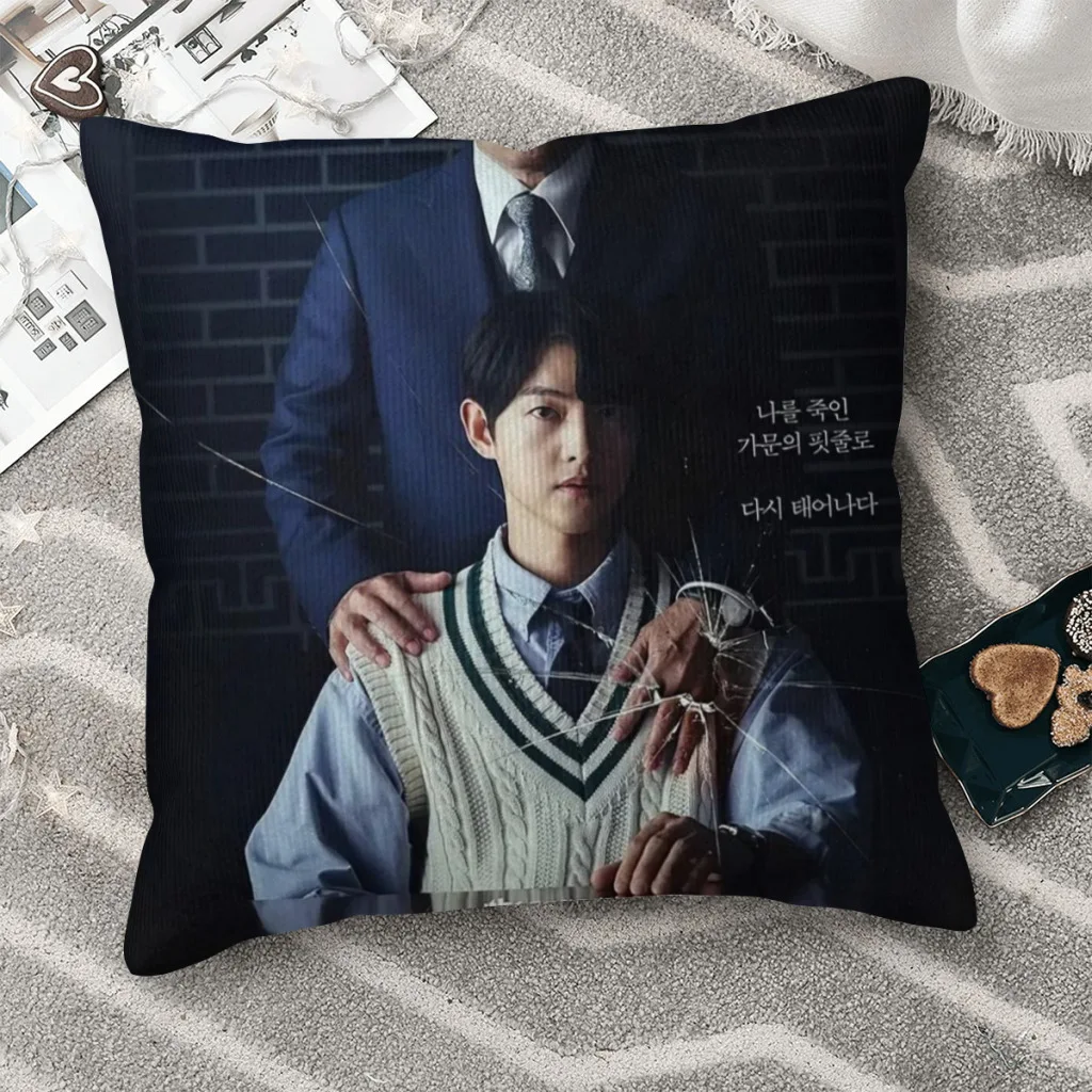

Reborn rich kdrama Hug Pillowcase Reborn Rich Backpack Cojines Home DIY Printed Office Coussin Covers Decorative