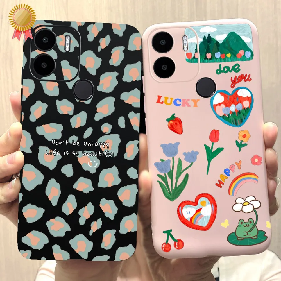 

Чехол для Xiaomi Redmi A1 Plus 4G, чехлы, чехол для телефона, мультяшный бампер, задняя Противоударная панель из мягкого ТПУ для Redmi A1Plus, 6,52 дюймов, чехлы