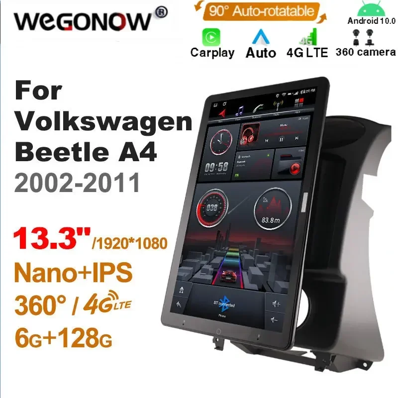 TS10 Android10.0 Ownice Автомобильный радиоприемник для Volkswagen Beetle A4 2002-2011 13 3 дюйма без DVD с