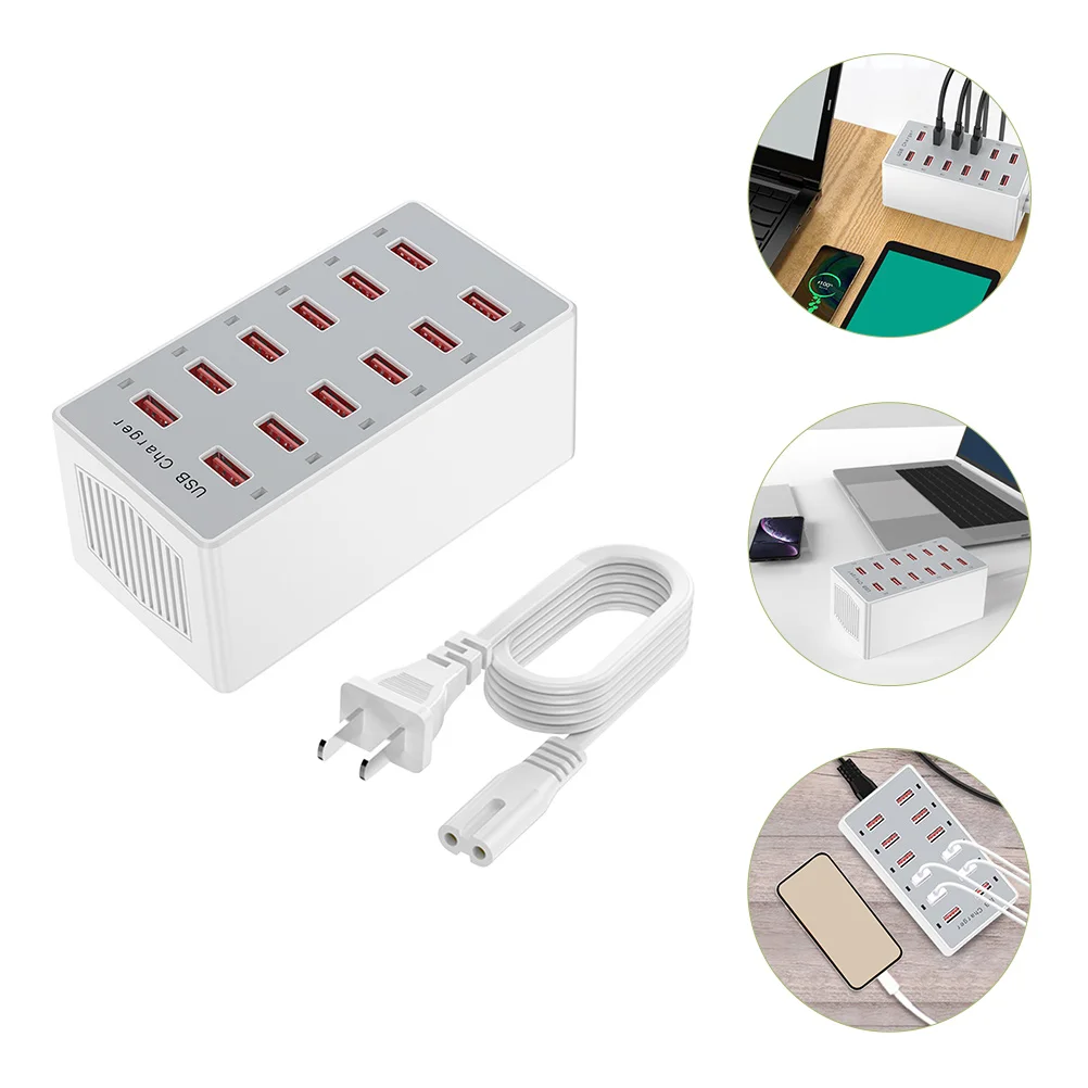

Desktop Charging Station Multipurpose 12-port Multiple USB Charger USB Charging Hub Fast Charging Station