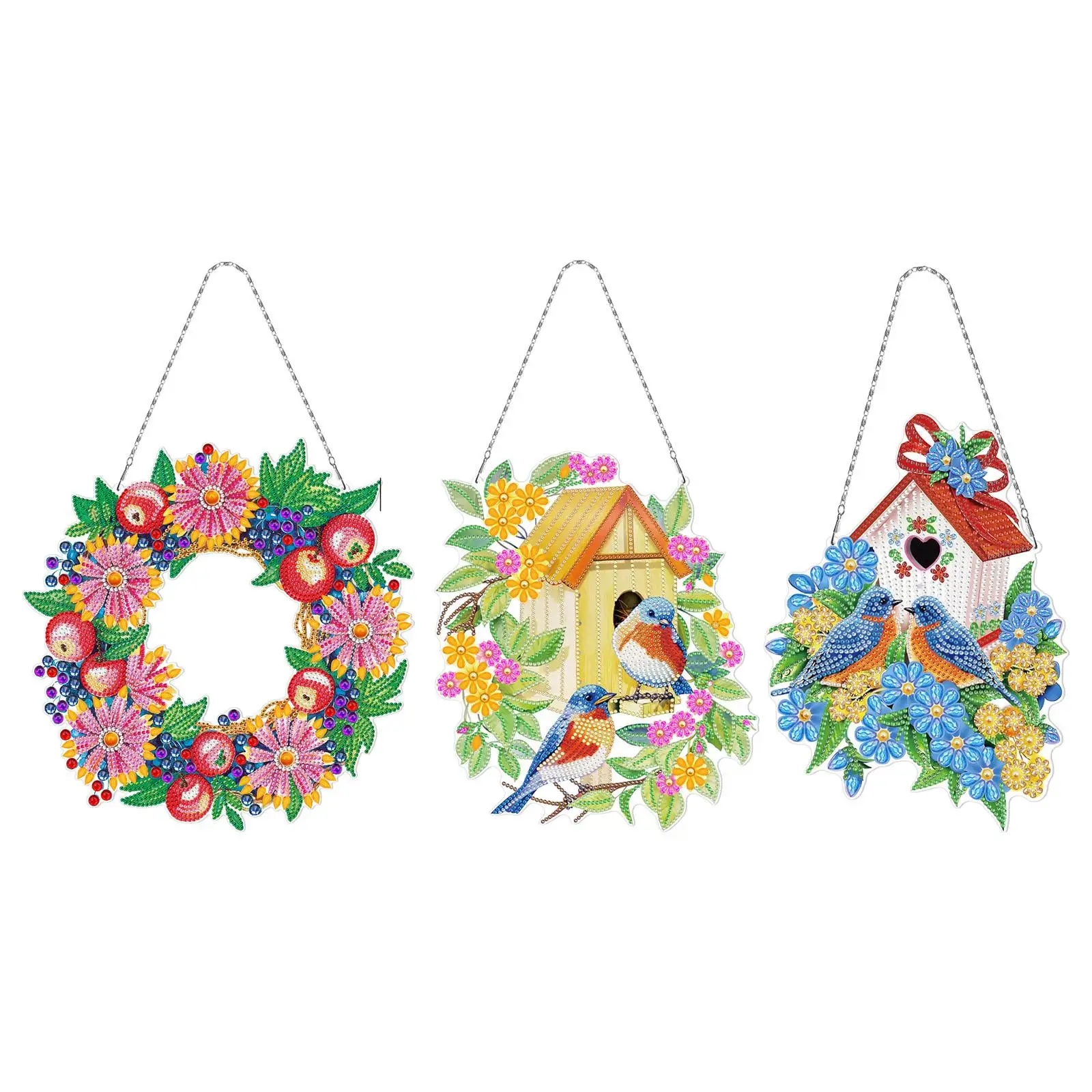 

Full Drill DIY Diamond Painting Kits Double-Sided Drawing for Garden Decor