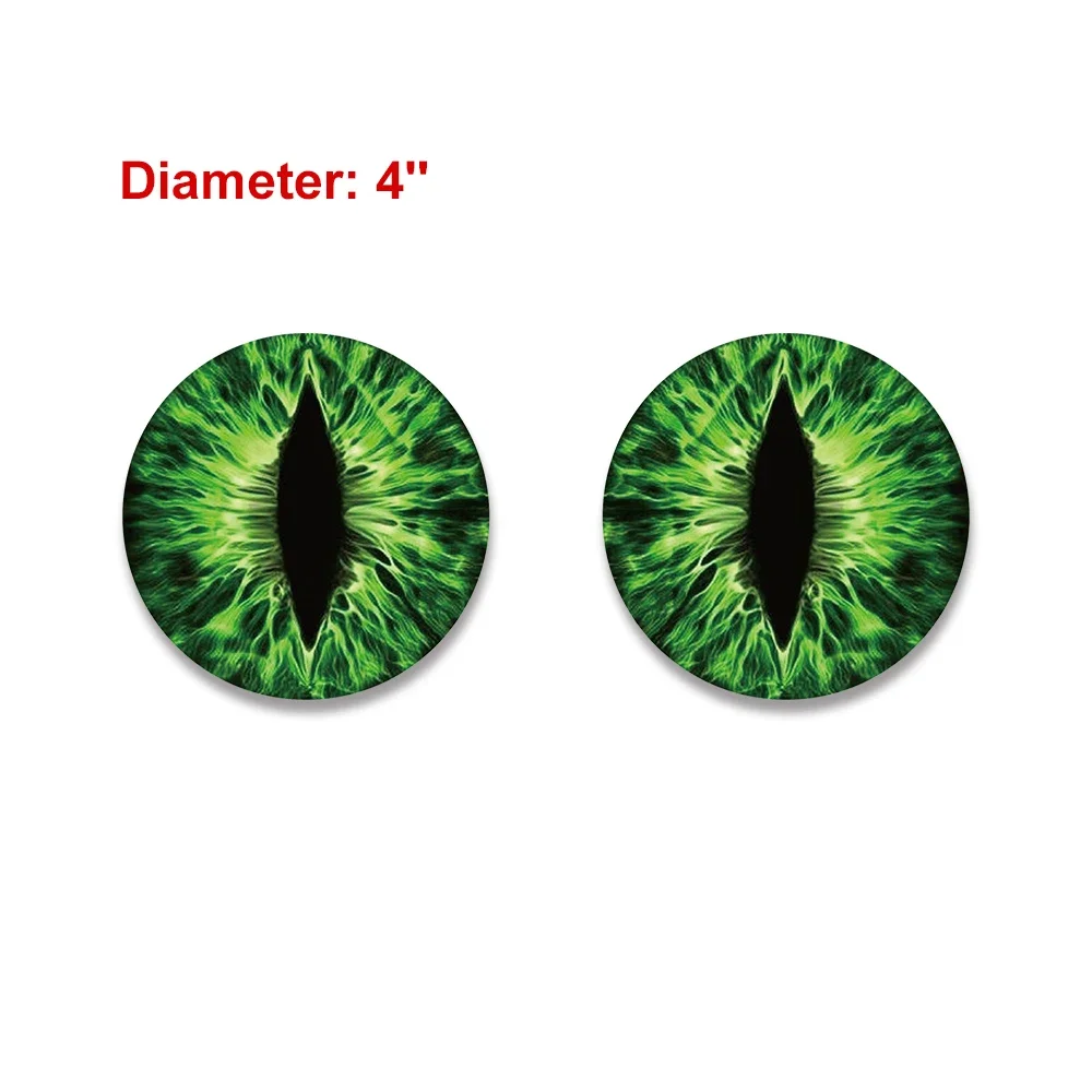 Наклейка на переднюю фару защитная наклейка с круглой головкой графика для глаз